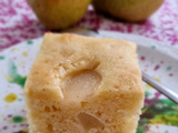 Gâteau moelleux au mascarpone et aux poires