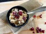 Porridge au Quinoa