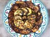 Courgettes et aubergines à la plancha de Nigella Lawson pour le #MediterraneanSpirit Power