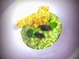 Risotto au cresson, moelle, caviar et chips de riz : le plat divinement canaille