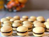 Macarons noisette chocolat