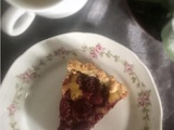 Tarte pistache framboises