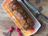 Banana bread aux framboises et chocolat noir