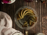 Banana bread rhubarbe-pavot