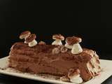 Buche trois chocolats