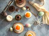 Cupcakes oeufs au plat {abricot-vanille-choco}