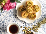 Financiers pistache, cardamome et fleur d'oranger