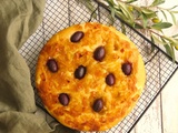 Fougasse oignon-olive miel