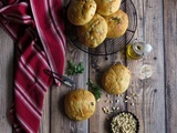 Fougasses au basilic et tomates séchées