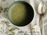 Soupe de chou-fleur rôti aux pois cassés