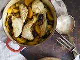 Tajine de poulet au fenouil et aux olives