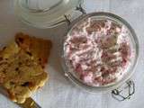 Tartinade de radis au boursin