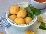 Arancini de polenta à la mozzarella #vegan #glutenfree