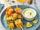 Brochette de polenta aux poivrons #vegan #glutenfree