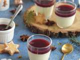 Panna cotta à la gelée de vin rouge façon vin chaud #vegan #glutenfree