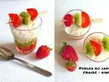 ※ perles du Japon aux kiwis et aux fraises ※