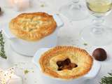 Pot pie {champignons & châtaignes au vin blanc} #Noël #vegan #Sans gluten