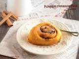 Pumpkin cinnamon rolls (brioche au potiron & à la cannelle)