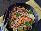 Soba à la butternut & aux pistaches #vegan #sansgluten