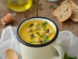 Velouté express {Carottes & pois chiches} #vegan #sans gluten