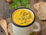 Velouté express {Pois chiches, carottes & cumin} #vegan #sans gluten