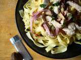 Tagliatelles au poulet & jambon