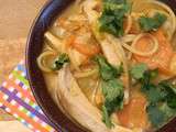 Soupe aux inspirations asiatique