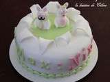 Gateau lapin crétin { gateau pâte à sucre }