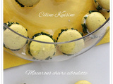 Macarons Chèvre ciboulette