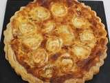 Quiche chevre, tomates et lardons