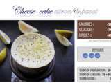 Du cheese-cake au citron et aux graines de pavot