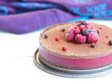 Entremet fruits rouges & chocolat vegan et sans gluten