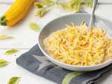 Spaghetti de courgette à la crème