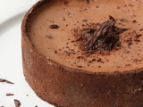 Tarte à la mousse au chocolat (vegan & sans sucre ajouté)