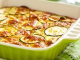 Gratin de courgettes aux lardons