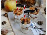 Parfaits à la pomme et au granola