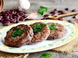 Steak végétarien aux haricots rouges