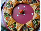 Tarte étoile aux légumes d’été