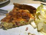 Quiche aux lardons et poireaux