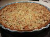 Tarte aux pommes caramélisées façon crumble