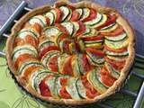 Tarte courgette, tomate et fêta