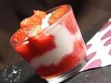 Mousse de Fromage Blanc & Coulis de Fraises