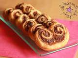 ☆ Palmiers Chocolat Noisette ☆ #goûterexpress