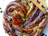 Babka des rois à la pistache