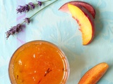 Confiture de nectarines et lavande