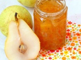 Confiture de poire, ananas et anis vert