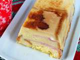 Croque cake au reblochon et au jambon