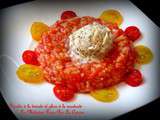 Risotto à la tomate et glace à la moutarde, Battle Food #23  complètement givrée 