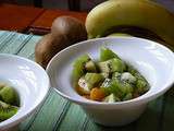 Salade de fruits exotiques ... pour les  minettes  qui veulent du léger