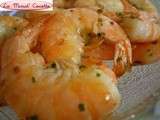 Crevettes en persillade